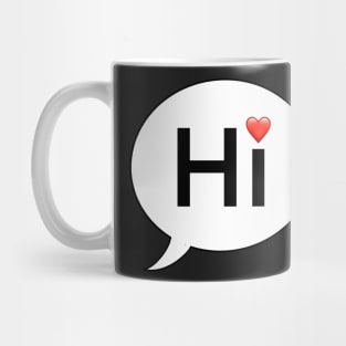 Hi Love Mug